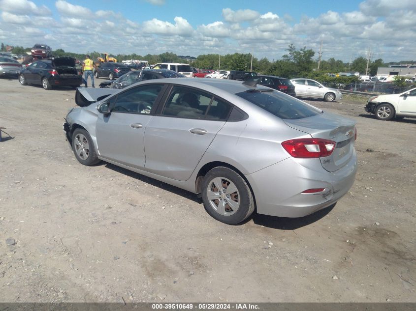 2016 Chevrolet Cruze Ls Auto VIN: 1G1BC5SM6G7291997 Lot: 39510649