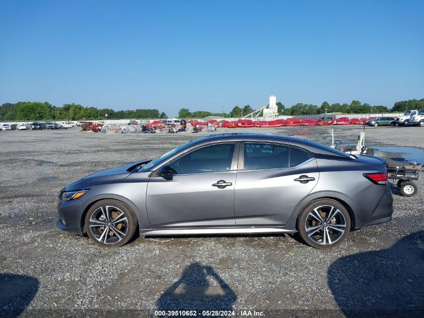 2020 Nissan Sentra Sr Xtronic Cvt VIN: 3N1AB8DV8LY308209 Lot: 39510652