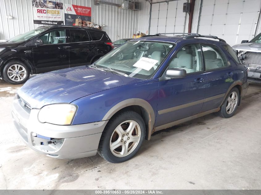 2004 Subaru Impreza Outback Sport VIN: JF1GG68544H814789 Lot: 39510653