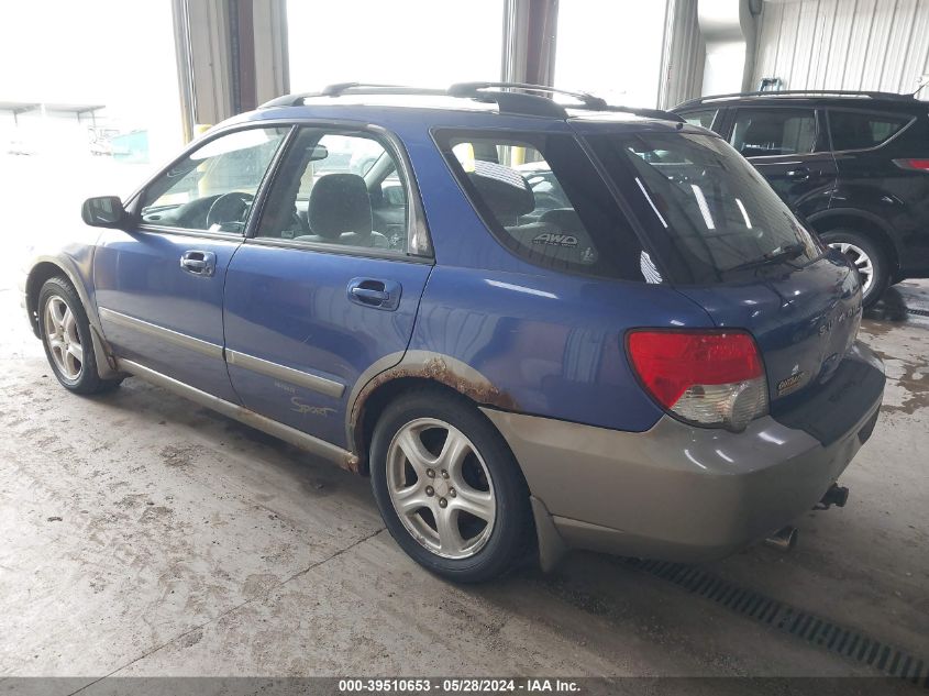 2004 Subaru Impreza Outback Sport VIN: JF1GG68544H814789 Lot: 39510653