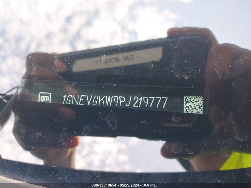 2023 Chevrolet Traverse Awd Lt Cloth VIN: 1GNEVGKW9PJ219777 Lot: 39510654