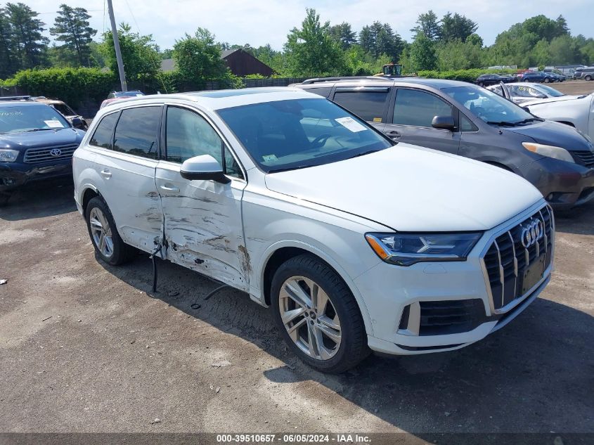 2021 Audi Q7 Premium Plus 55 Tfsi Quattro Tiptronic VIN: WA1LXAF70MD025766 Lot: 39510657