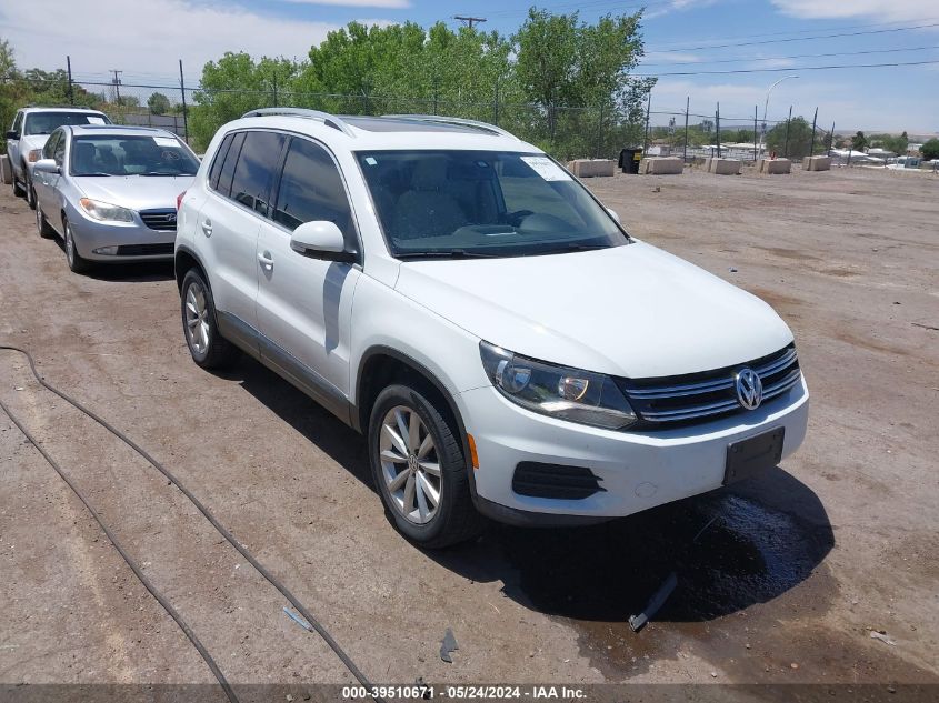 2017 Volkswagen Tiguan 2.0T Wolfsburg Edition VIN: WVGRV7AXXHW504749 Lot: 39510671