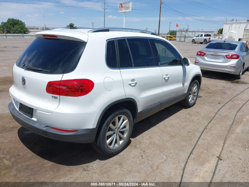 2017 Volkswagen Tiguan 2.0T Wolfsburg Edition VIN: WVGRV7AXXHW504749 Lot: 39510671