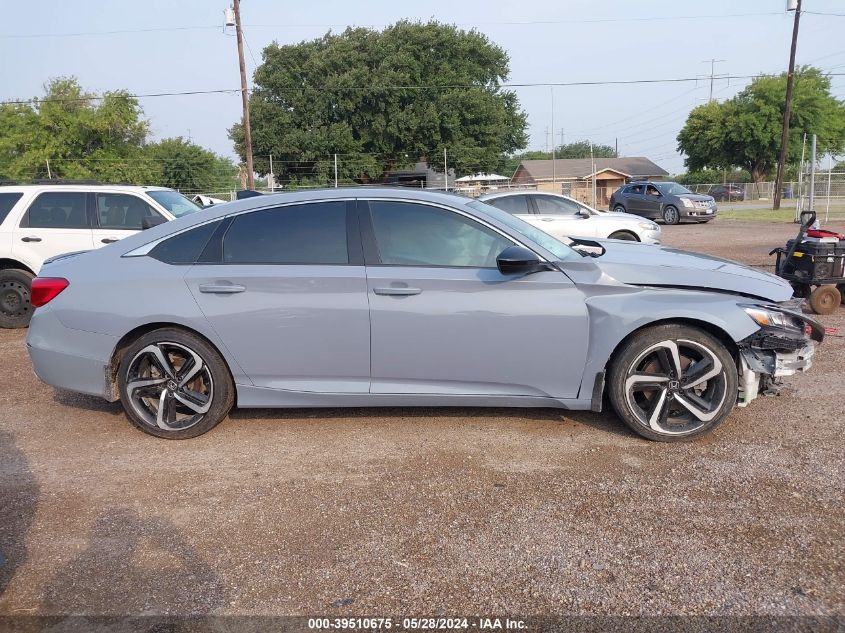 2022 Honda Accord Sport VIN: 1HGCV1F36NA015871 Lot: 39510675