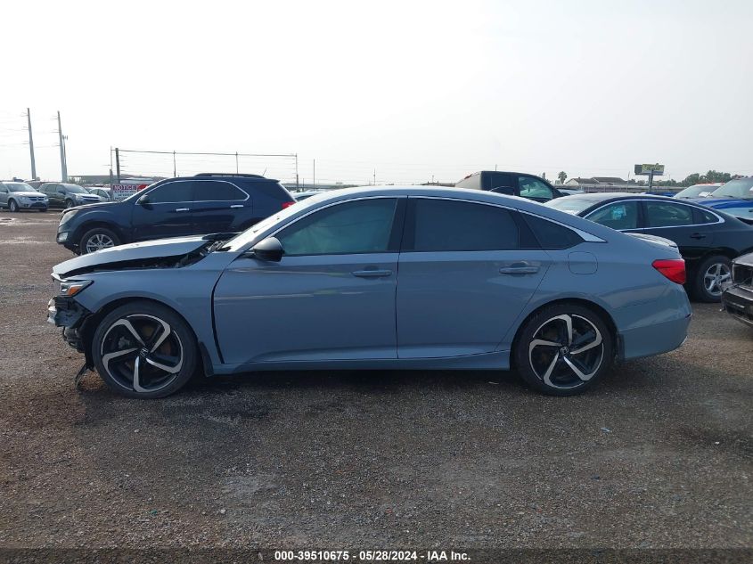 2022 Honda Accord Sport VIN: 1HGCV1F36NA015871 Lot: 39510675