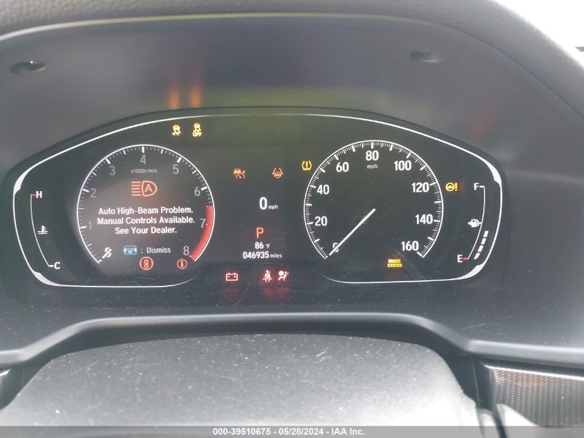 2022 Honda Accord Sport VIN: 1HGCV1F36NA015871 Lot: 39510675