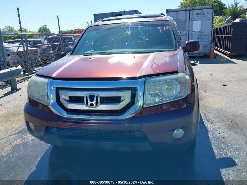 2011 Honda Pilot Ex-L VIN: 5FNYF3H51BB030325 Lot: 39510679