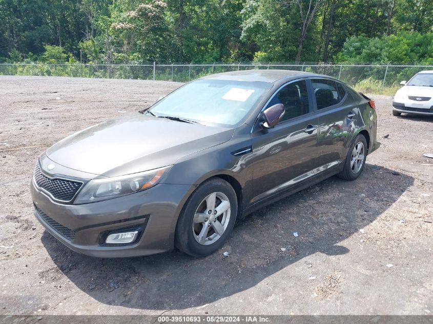 2014 Kia Optima Lx VIN: 5XXGM4A76EG276923 Lot: 39510693