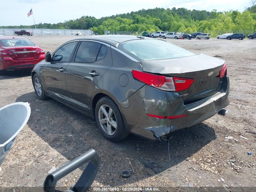 2014 Kia Optima Lx VIN: 5XXGM4A76EG276923 Lot: 39510693