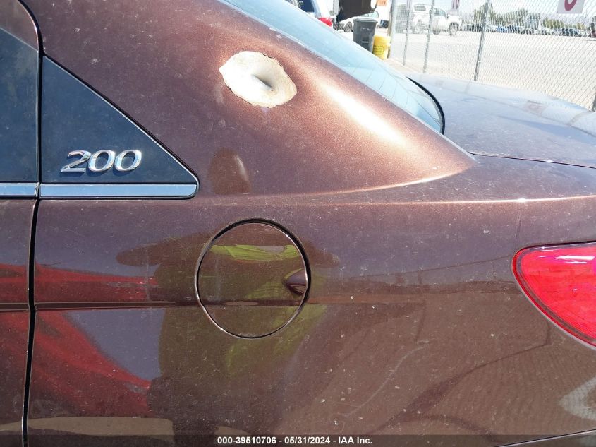 2013 Chrysler 200 Limited VIN: 1C3CCBCG4DN509272 Lot: 39510706