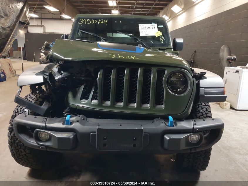 2022 Jeep Wrangler 4Xe Unlimited Rubicon 4X4 VIN: 1C4JJXR68NW206222 Lot: 39510724