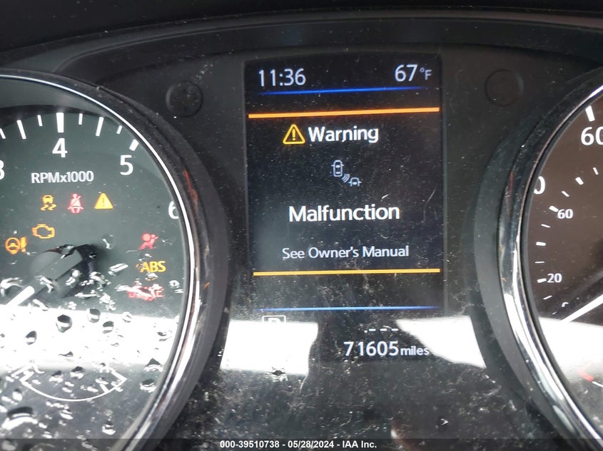 2019 Nissan Rogue S VIN: 5N1AT2MT1KC760852 Lot: 39510738