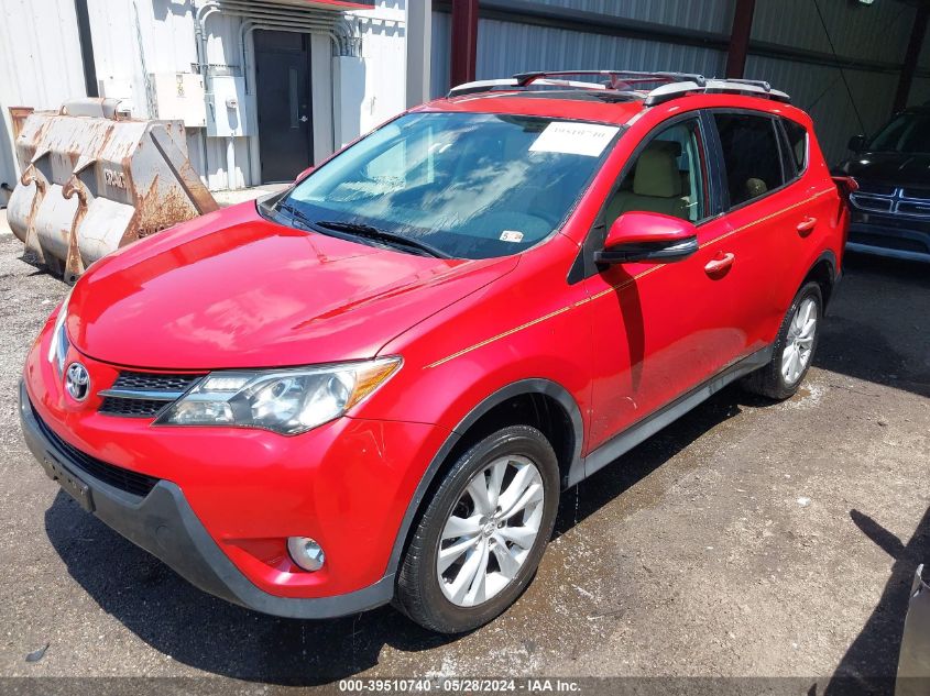 2015 Toyota Rav4 Limited VIN: 2T3DFREV2FW345169 Lot: 39510740