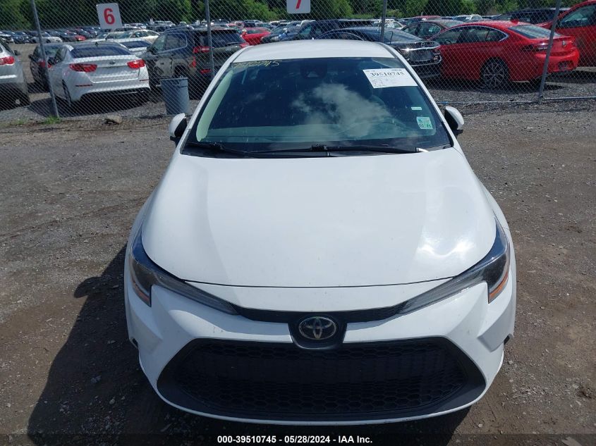 2022 Toyota Corolla Le VIN: 5YFEPMAE8NP358348 Lot: 39510745