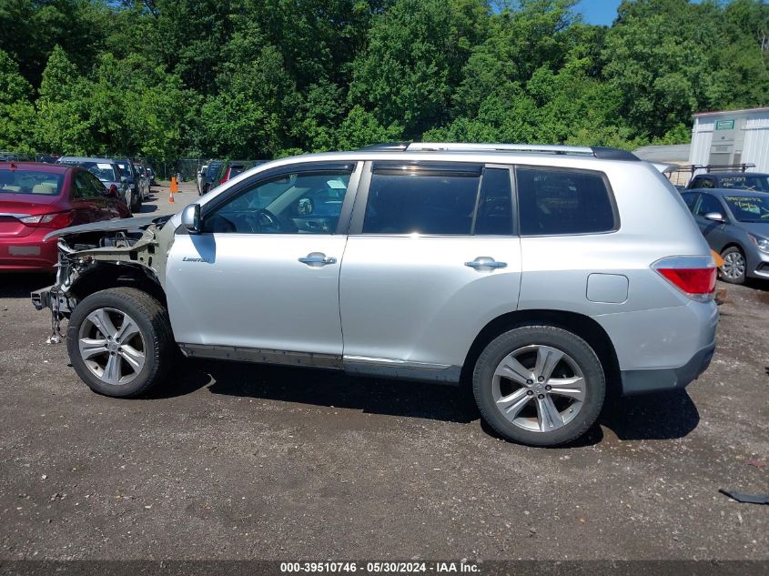 2012 Toyota Highlander Limited V6 VIN: 5TDDK3EH7CS125039 Lot: 39510746