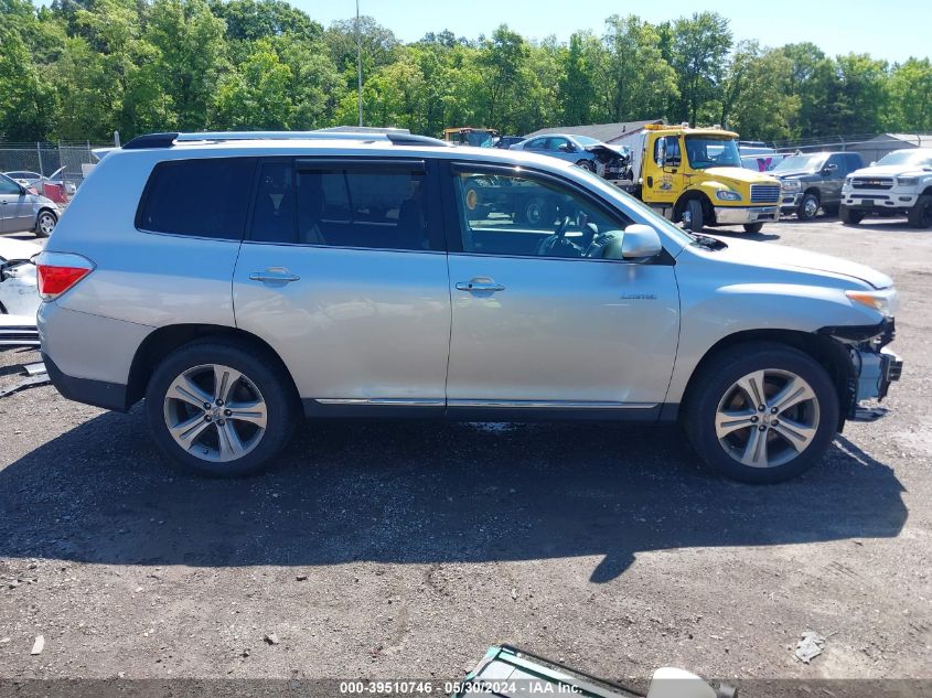2012 Toyota Highlander Limited V6 VIN: 5TDDK3EH7CS125039 Lot: 39510746