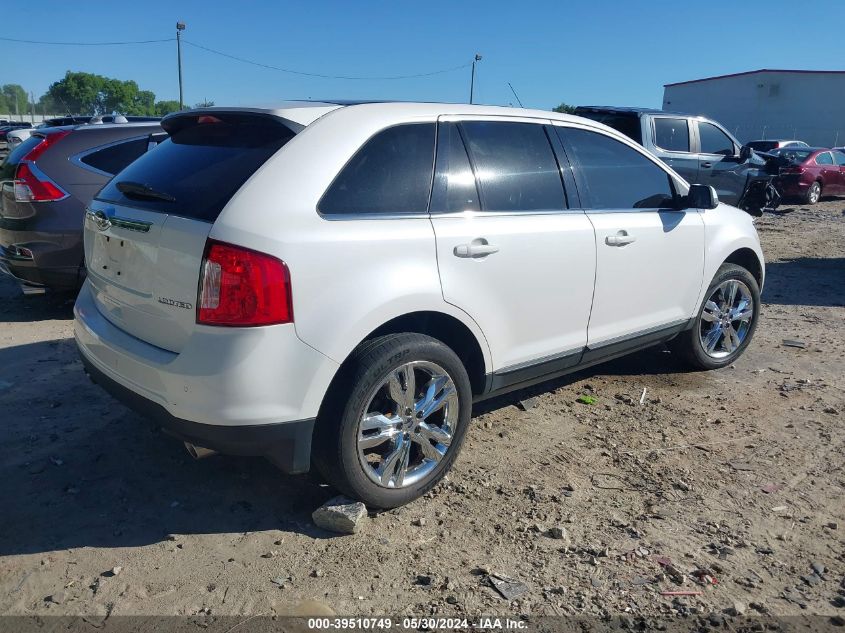 2013 Ford Edge Limited VIN: 2FMDK3KC8DBC01407 Lot: 39510749