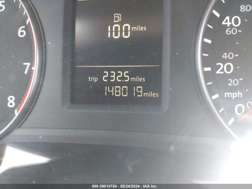 2015 Volkswagen Passat 1.8T S VIN: 1VWAS7A31FC009990 Lot: 39510754