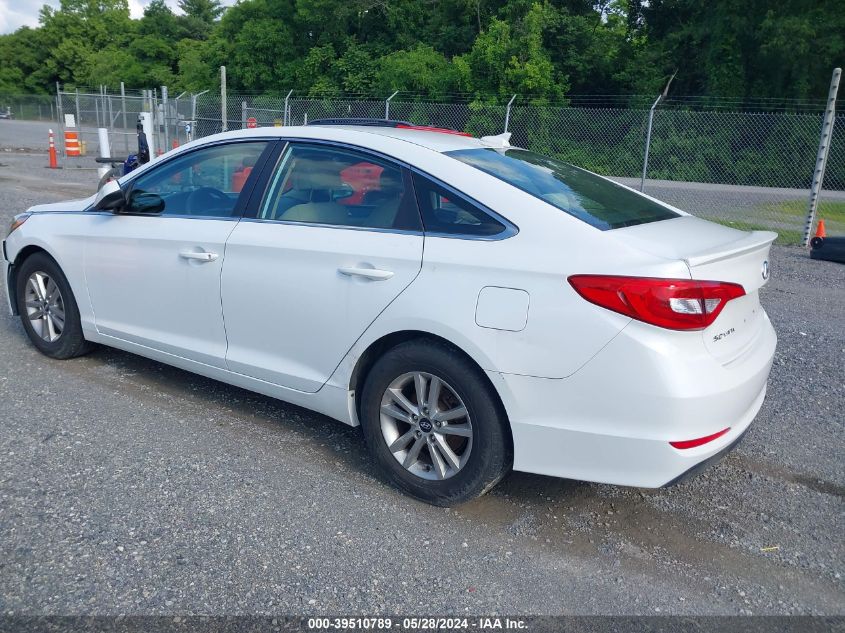 2015 Hyundai Sonata Se VIN: 5NPE24AF9FH120305 Lot: 39510789