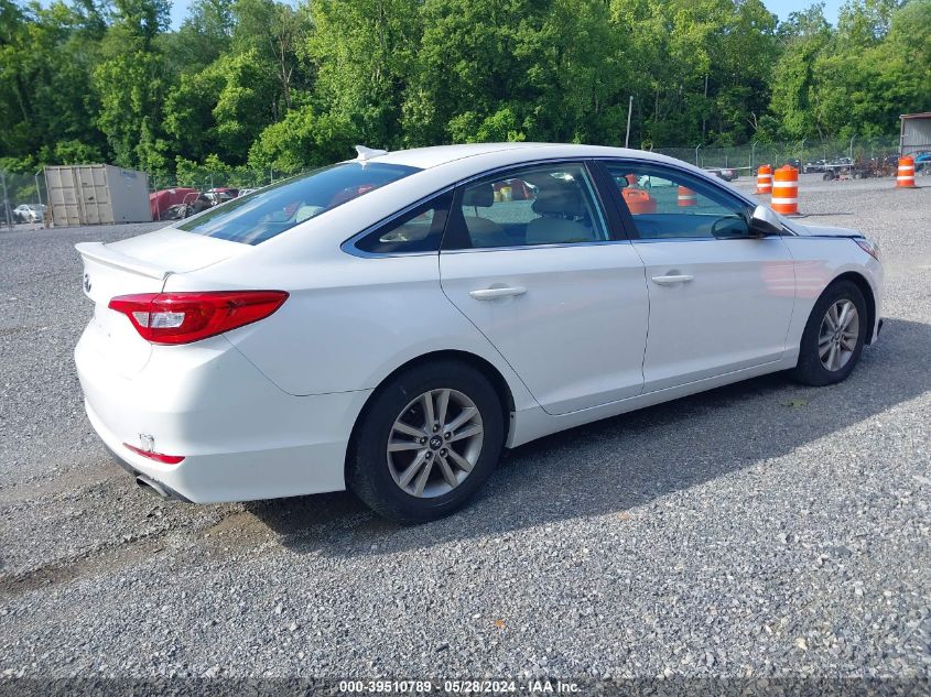 2015 Hyundai Sonata Se VIN: 5NPE24AF9FH120305 Lot: 39510789