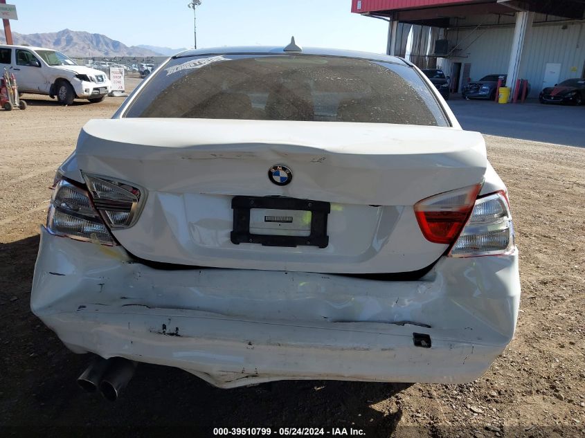 2006 BMW 325I VIN: WBAVB17526NK36522 Lot: 39510799