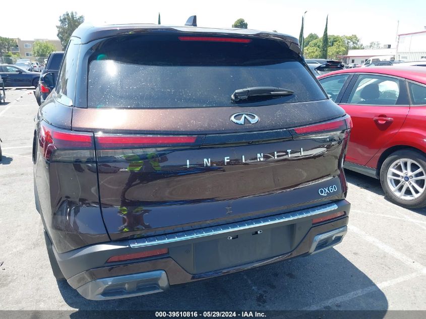 2022 Infiniti Qx60 Luxe VIN: 5N1DL1FR2NC342071 Lot: 39510816