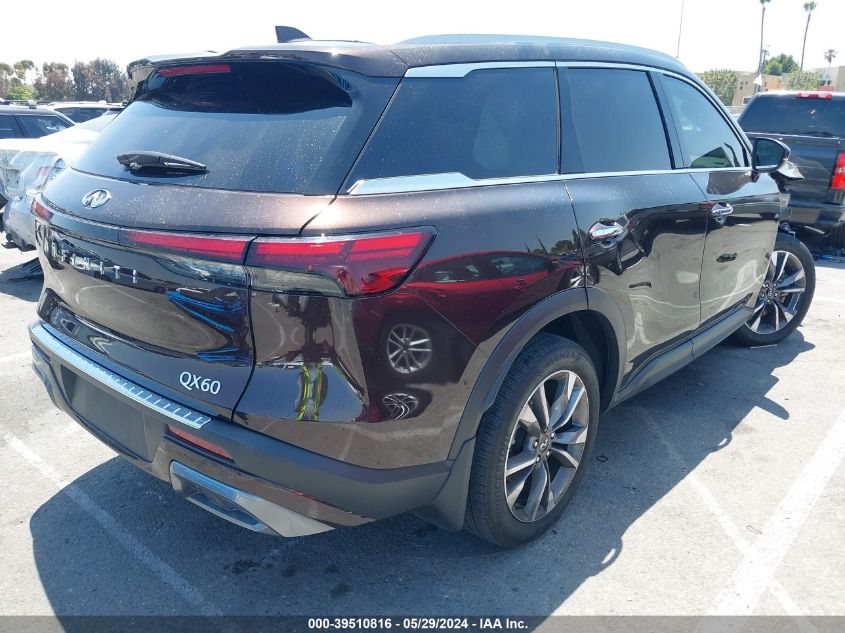 2022 Infiniti Qx60 Luxe VIN: 5N1DL1FR2NC342071 Lot: 39510816