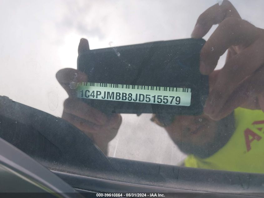 2018 Jeep Cherokee Trailhawk 4X4 VIN: 1C4PJMBB8JD515579 Lot: 39510864