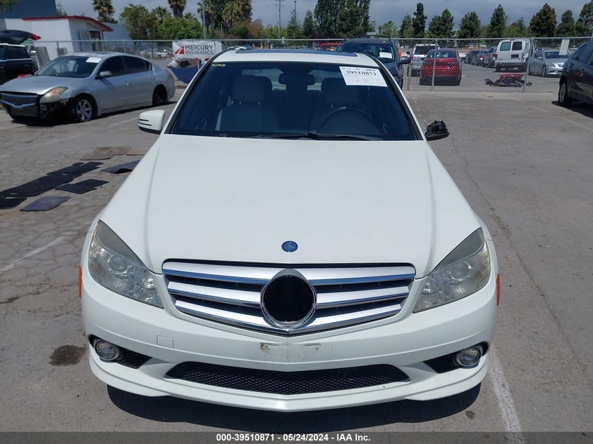 2010 Mercedes-Benz C 350 Sport VIN: WDDGF5GBXAR123230 Lot: 39510871
