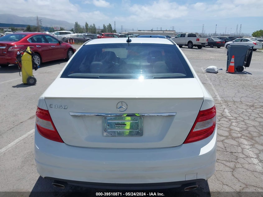 2010 Mercedes-Benz C 350 Sport VIN: WDDGF5GBXAR123230 Lot: 39510871