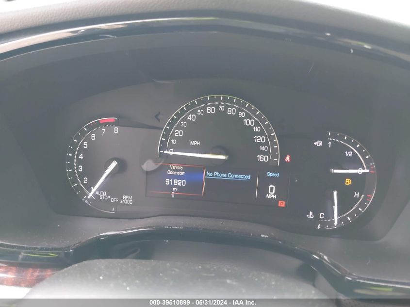 2017 Cadillac Xt5 Luxury VIN: 1GYKNBRS5HZ196240 Lot: 39510899