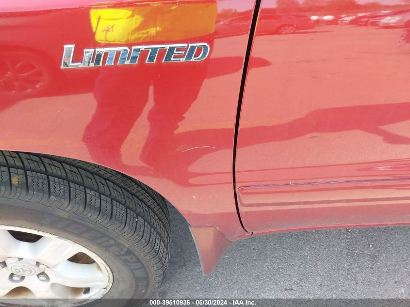 2003 Toyota Highlander Limited V6 VIN: JTEHF21AX30145471 Lot: 39510936