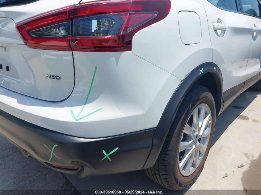 2022 Nissan Rogue Sport S Awd Xtronic Cvt VIN: JN1BJ1AW3NW476782 Lot: 39510958