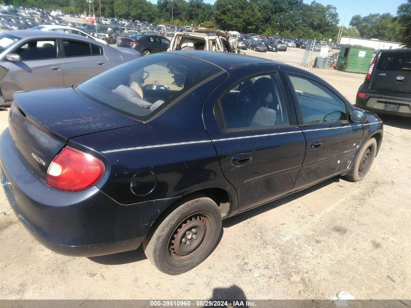 2002 Dodge Neon VIN: 1B3ES26C52D566584 Lot: 39510960