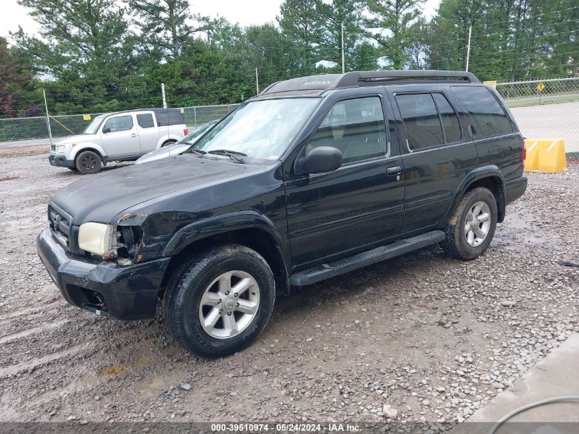 2003 Nissan Pathfinder Le/Se VIN: JN8DR09Y33W837749 Lot: 39510974