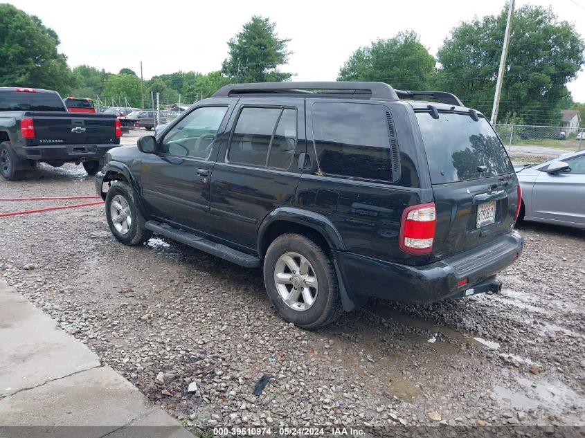 2003 Nissan Pathfinder Le/Se VIN: JN8DR09Y33W837749 Lot: 39510974