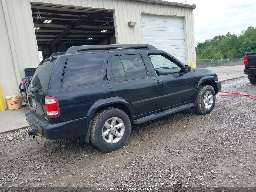 2003 Nissan Pathfinder Le/Se VIN: JN8DR09Y33W837749 Lot: 39510974