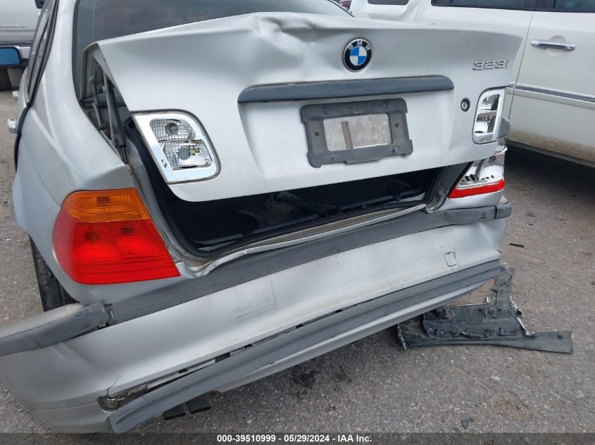 2000 BMW 323I VIN: WBAAM3341YCA94876 Lot: 39510999