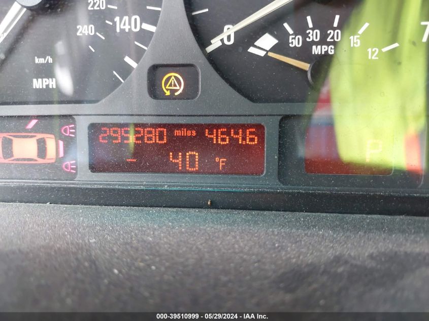 2000 BMW 323I VIN: WBAAM3341YCA94876 Lot: 39510999