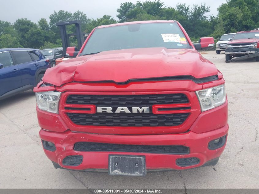 2022 Ram 1500 Lone Star 4X4 5'7 Box VIN: 1C6SRFFT0NN397164 Lot: 39511001