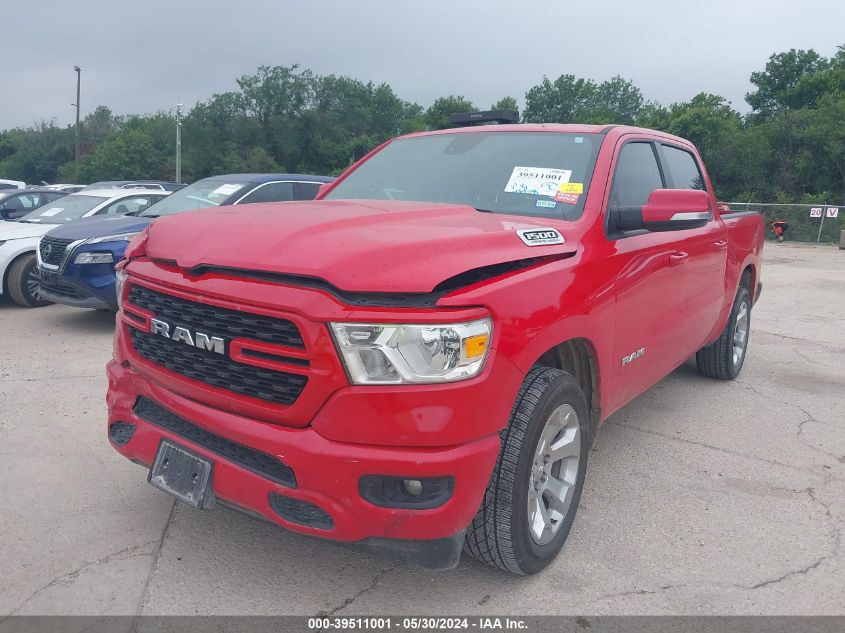 2022 Ram 1500 Lone Star 4X4 5'7 Box VIN: 1C6SRFFT0NN397164 Lot: 39511001