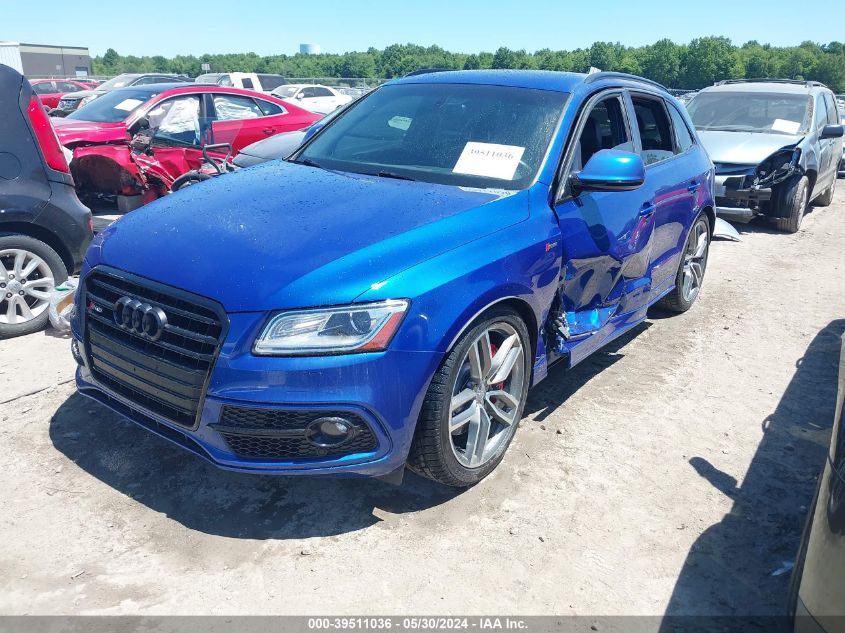 2016 Audi Sq5 3.0T Premium Plus VIN: WA1CCAFP8GA120268 Lot: 39511036