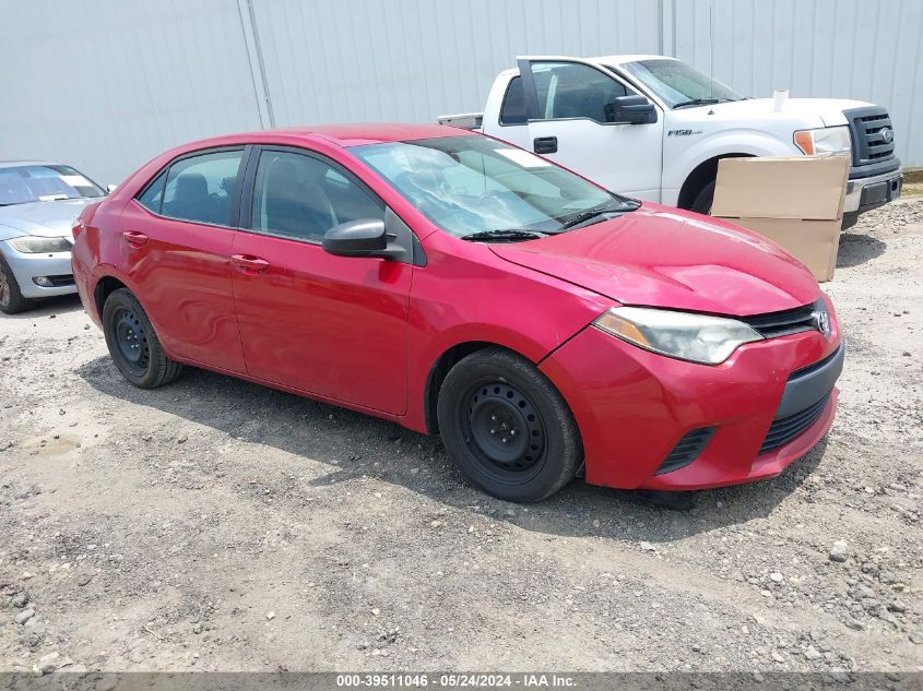 2014 Toyota Corolla Le VIN: 2T1BURHE7EC131926 Lot: 39511046