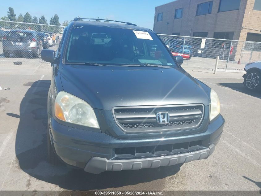 2004 Honda Pilot Exl VIN: 2HKYF18574H596644 Lot: 39511059