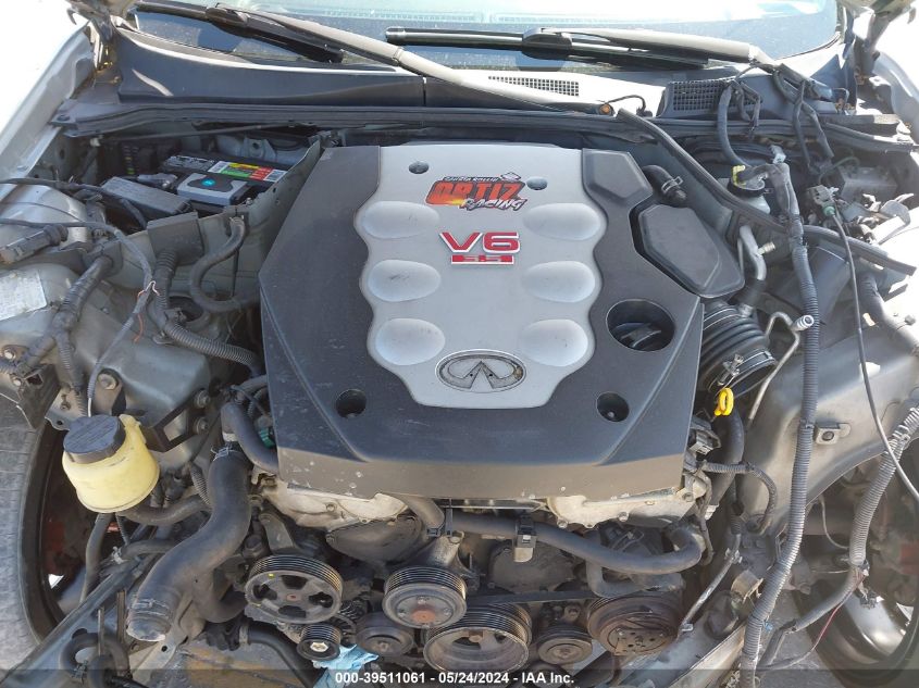 2003 Infiniti G35 Base W/Leather VIN: JNKCV54E53M202894 Lot: 39511061