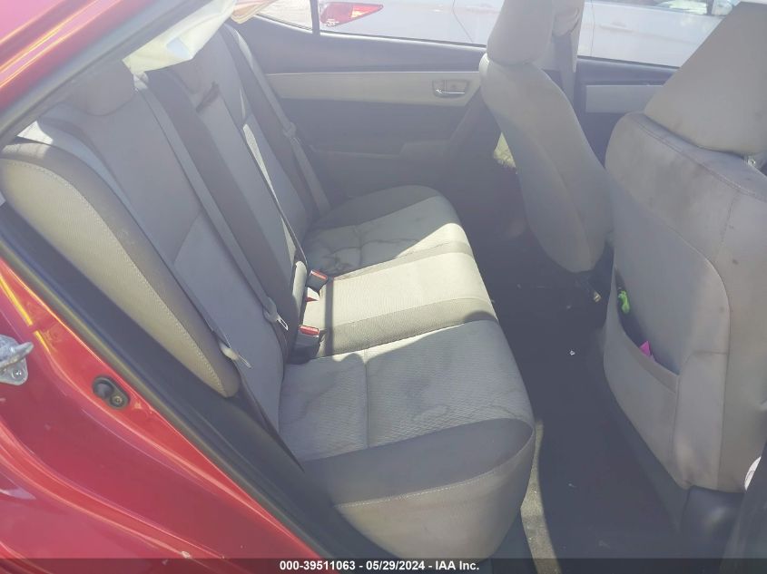 2017 Toyota Corolla Le VIN: 2T1BURHE5HC823610 Lot: 39511063