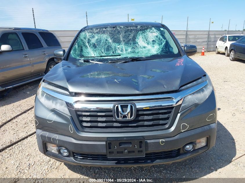 2017 Honda Ridgeline Rtl-T VIN: 5FPYK2F60HB002405 Lot: 39511064