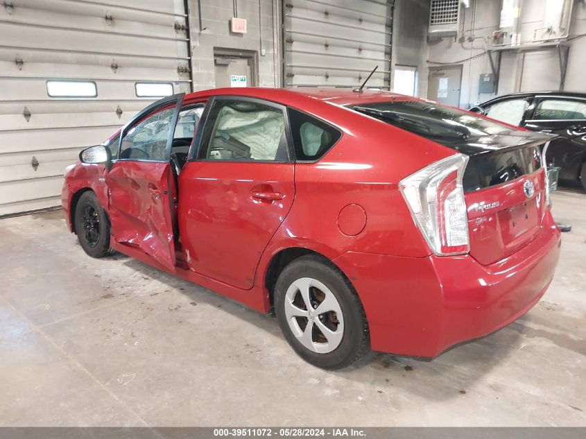 2015 Toyota Prius Two VIN: JTDKN3DU6F0482412 Lot: 39511072