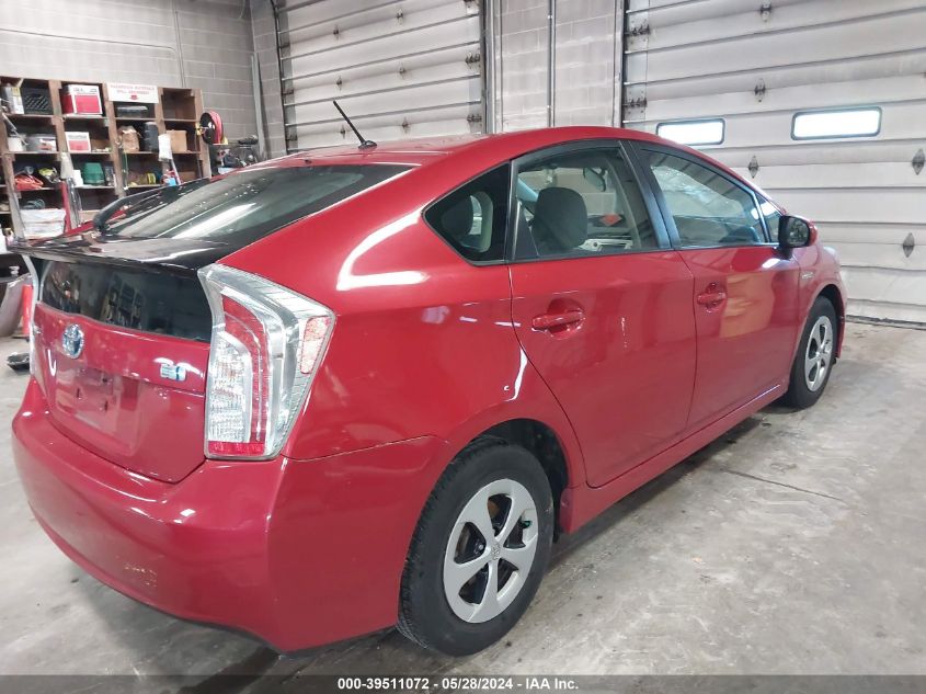 2015 Toyota Prius Two VIN: JTDKN3DU6F0482412 Lot: 39511072